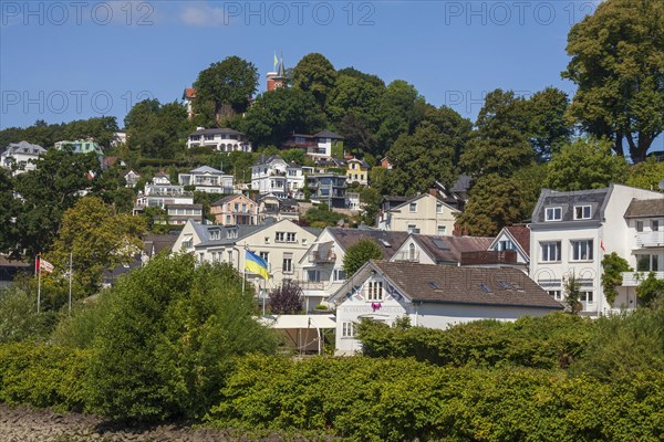 Villas in the Treppenviertel, residential building, Blankenese district, Hamburg, Germany, Europe