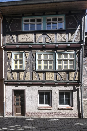 Half-timbered houses, Schmalkalden, Thuringia, Germany, Europe