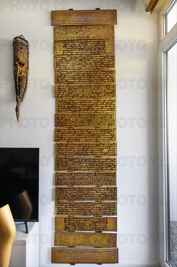 Pali-Book, collection of Buddhist scriptures, similar to Sanskrit, from Rangoon, Burma, Burma,