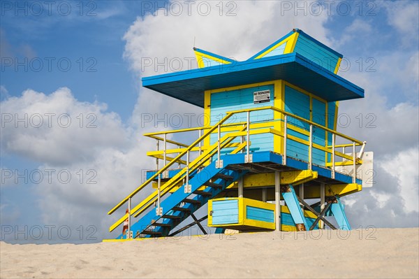 14th Street LifeGuard Tower, Miami Beach, Florida, USA, North America