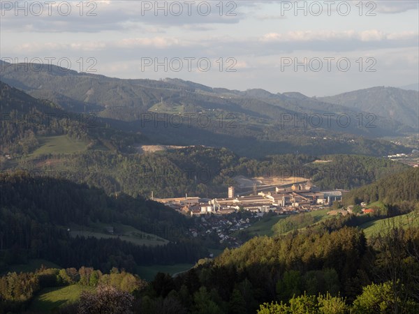 Voestalpine steelworks in the Donawitz district, known for the first application of the