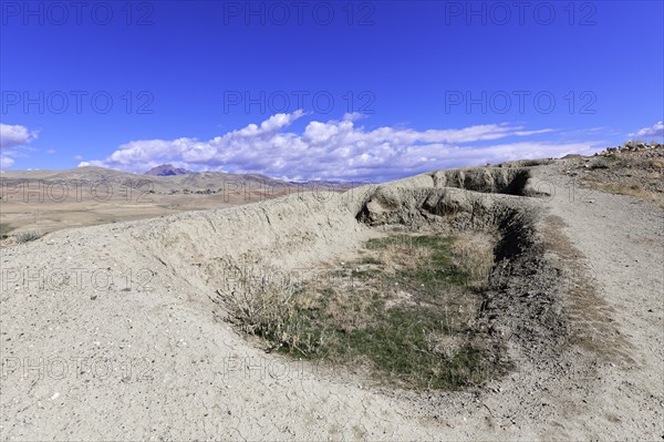 Ruins of the Urartian citadel of Cavustepe, Van, Turkey, Asia