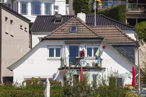 Treppenviertel, residential building, Blankenese district, Hamburg, Germany, Europe