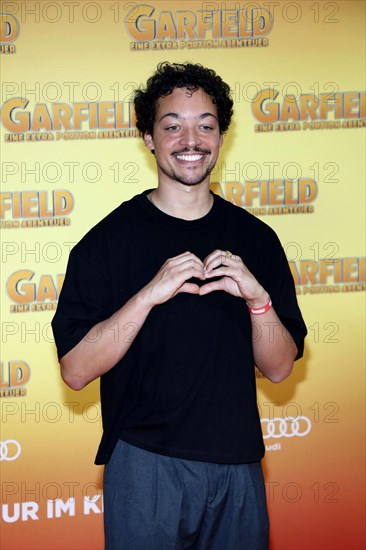 Aurel Mertz at the German premiere of the film GARFIELD - EINE EXTRA PORTION ABENTEUER at the