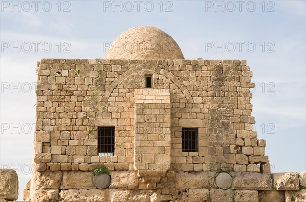 Castle of the Sea, Sidon, Lebanon, historic castle built by the Crusaders in 1228 to serve as a