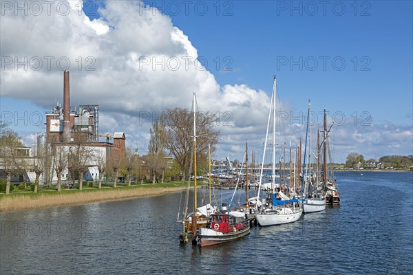 Marina, South Harbour, Kappeln, Schlei, Schleswig-Holstein, Germany, Europe