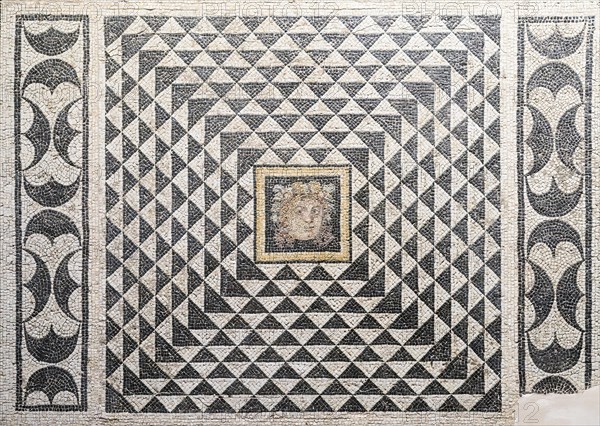 Dionysos mosaic, Zeugma mosaic Museum, Gaziantep, Turkey, Asia