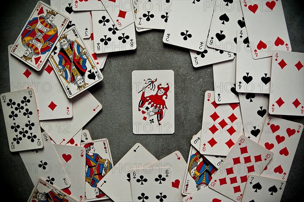 Joker card, playing cards