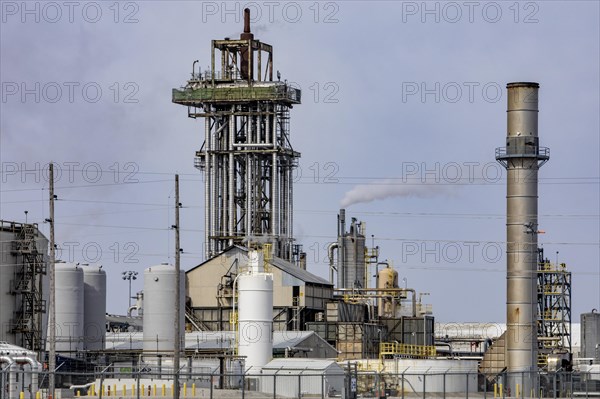 Duncombe, Iowa, A Koch Industries fertilizer plant. Koch is one of only four companies that control