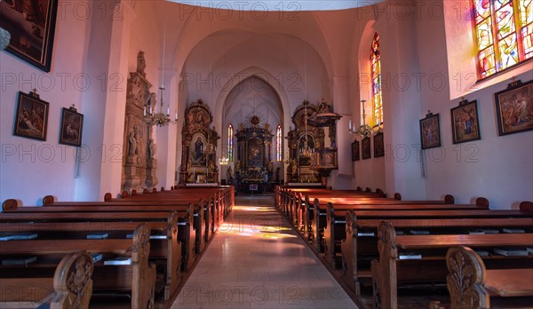 Parish church, Riegersburg, interior view