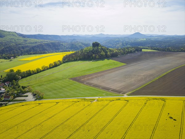 The Zirkelstein near Schoena in the Saxon district of Saechsische Schweiz-Osterzgebirge is a 384.5