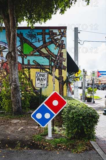 Dominos Pizza, 1575 SW 8th St, Little Havana, Miami, Florida, USA, North America