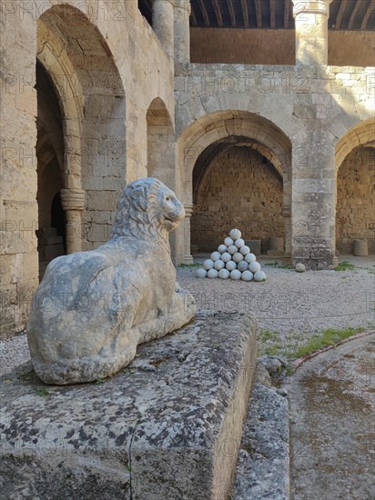 Archaeological Museum, former hospital of the Order of St John, 15th century, Old Town, Rhodes
