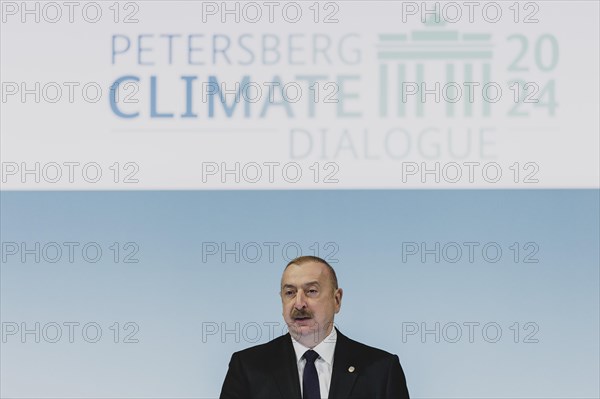 Ilham Aliyev, President of Azerbaijan, photographed during the Petersberg Climate Dialogue in