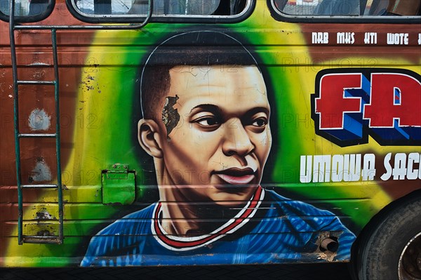 Matatu, public transport, deco, mbappe, football, football player, nairobi, kenya