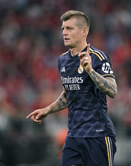 Toni Kroos Real Madrid (08) Gesture, Gesture, Champions League, CL, Allianz Arena, Munich, Bayern,