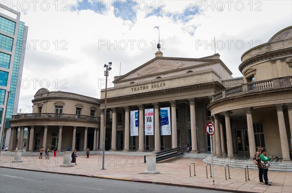 MONTEVIDEO, URUGUAY, Dezember 29, 2023: Solis Theater in Montevideo, one of the most beautiful