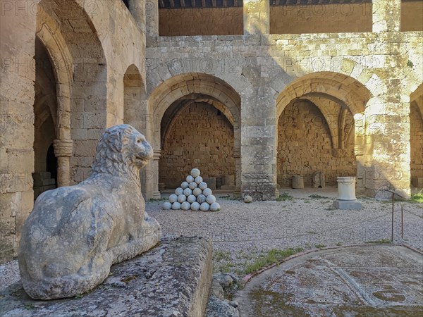 Archaeological Museum, former hospital of the Order of St John, 15th century, Old Town, Rhodes