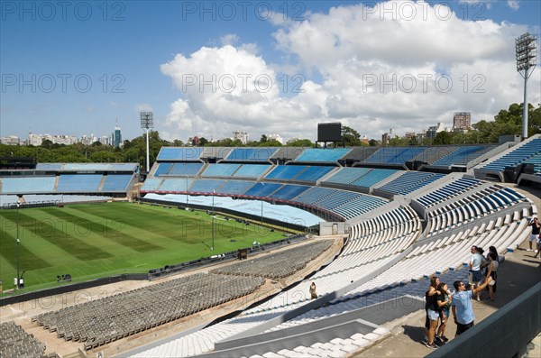 Montevideo, Uruguay, enero 02, 2024: Centenario Stadium in Mondevideo in December 2024, host of the