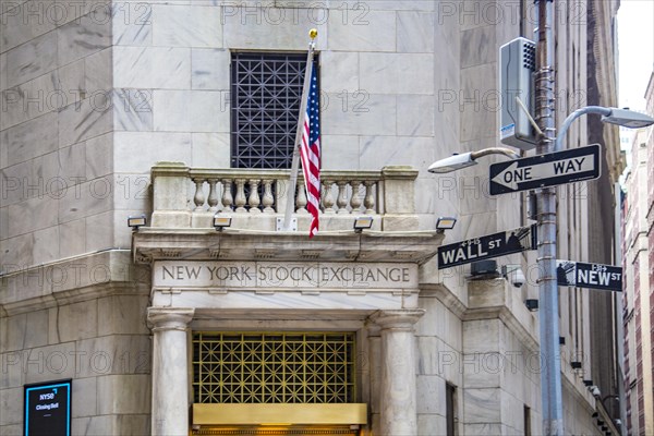 New York Levkoje Exchange, Wall Street, Lower Manhattan, New York City