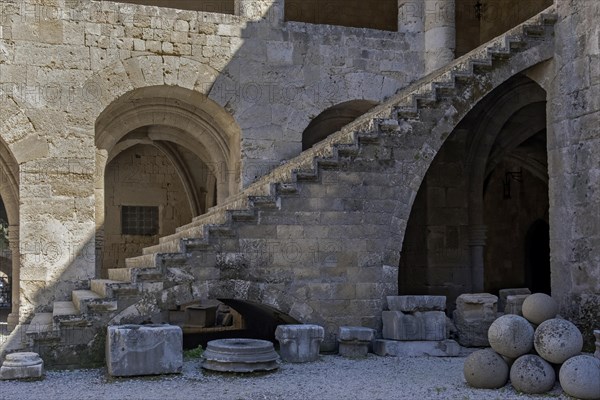Archaeological Museum, former hospital of the Order of St John, 15th century, Old Town, Rhodes