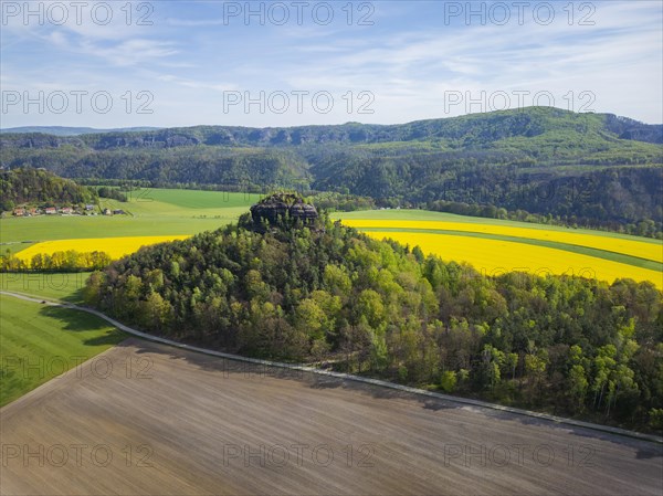 The Zirkelstein near Schoena in the Saxon district of Saechsische Schweiz-Osterzgebirge is a 384.5