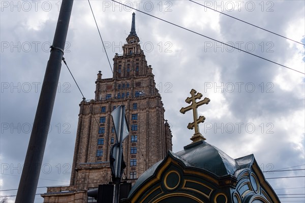 Academy of Sciences, also known as Stalin's Birthday Cake, built in the style of socialist