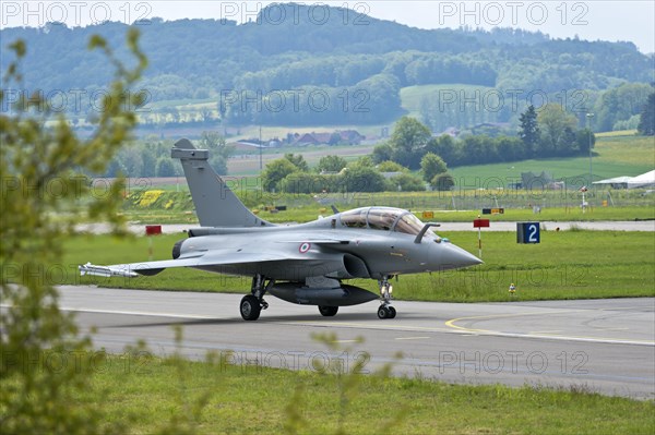 Dassault Rafale B twin-seater multi-role combat aircraft of the French Air Force Armee de l'Air,