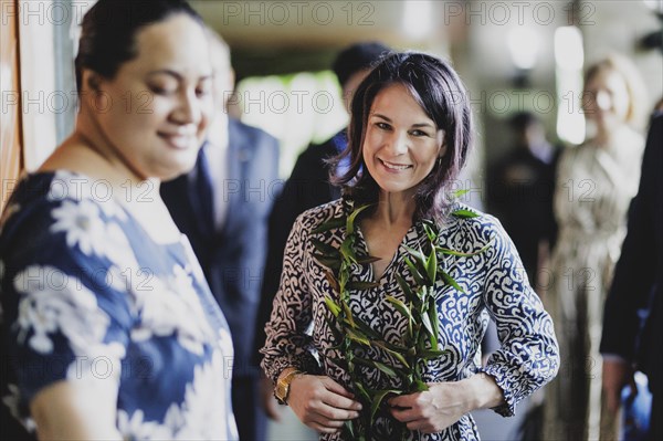 Annalena Baerbock (Buendnis 90/Die Gruenen), Federal Foreign Minister, photographed during a visit