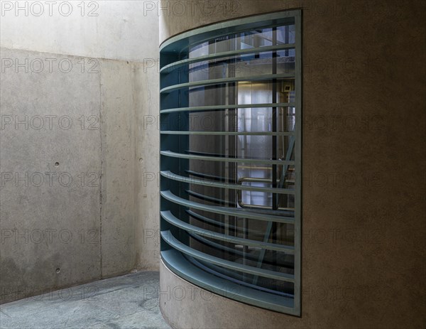 Detail photo, interior shot, Bundestag underground station, Berlin, Germany, Europe