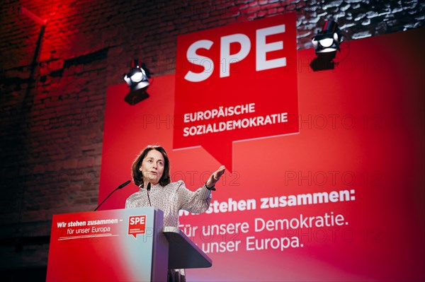 Katarina Barley, SPD lead candidate for the European elections, recorded at the Social Democratic