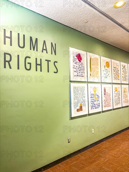 Permanent exhibition on human rights at the UN headquarters in New York