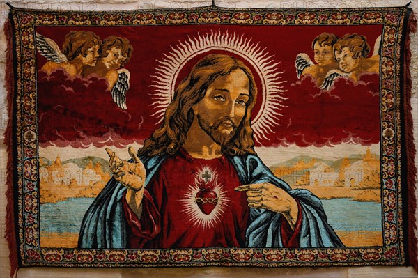 Monastery of Saint Ananias known as Deyrulzafaran or Saffron Monastery, Tapestry representing Jesus