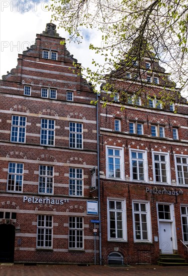 Historic Renaissance houses, Pelzerhaeuser, Pelzerhaus 11 and Pelzerhaus 12, Pelzerstrasse, Emden,