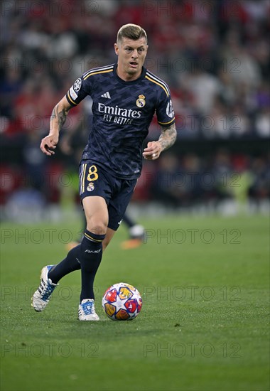 Toni Kroos Real Madrid (08) Action on the ball, Champions League, CL, Allianz Arena, Munich,