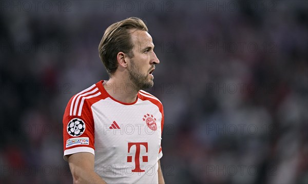 Harry Kane FC Bayern Muenchen FCB (09) Champions League, CL, Allianz Arena, Munich, Bayern,