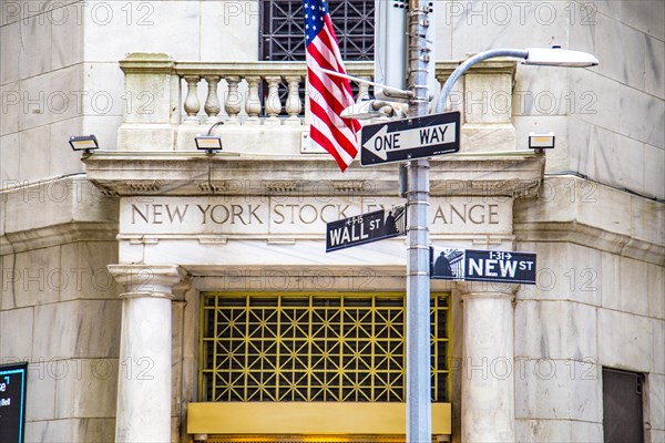 New York Levkoje Exchange, Wall Street, Lower Manhattan, New York City
