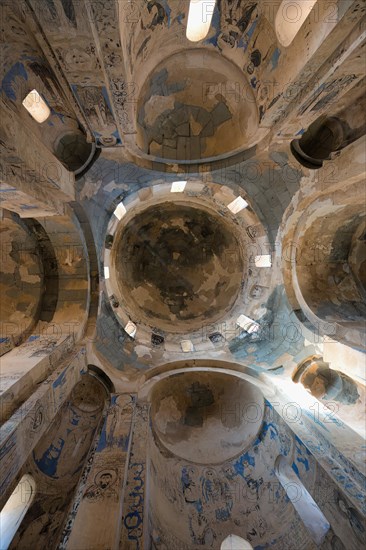 10th century Akdamar Armenian Church of the Holy Cross, Interior, Akdamar Island, Turkey, Asia