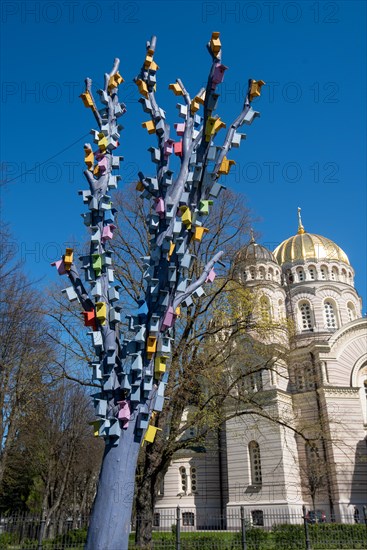 Cathedral of the Nativity of Christ, the largest Russian Orthodox church in the Baltic States,