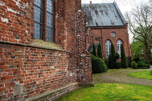 Protestant Reformed St George's Church in the small town of Weener, district of Leer, Rheiderland,