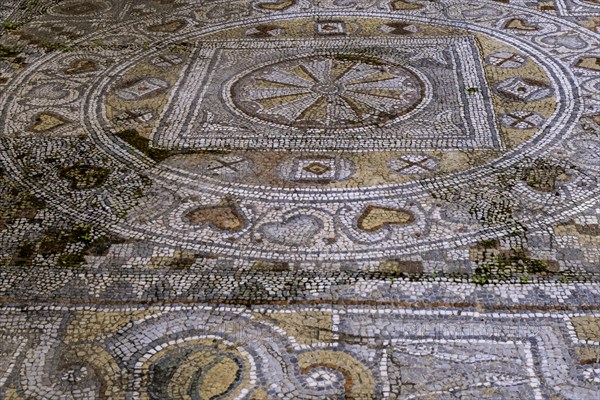 Floor mosaic, Archaeological Museum, former hospital of the Order of St John, 15th century, Old