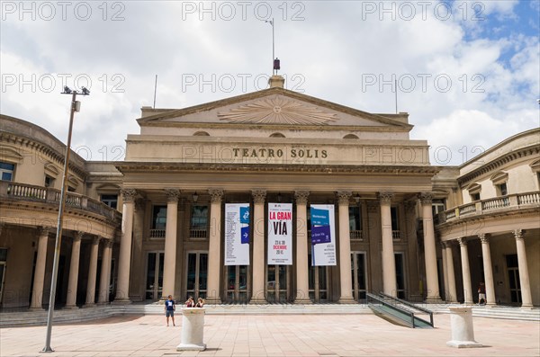 MONTEVIDEO, URUGUAY, Dezember 29, 2023: Solis Theater in Montevideo, one of the most beautiful