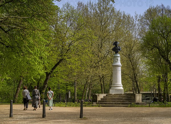 Frederick the Great, statue in Volkspark Friedrichshain, Berlin, Germany, Europe