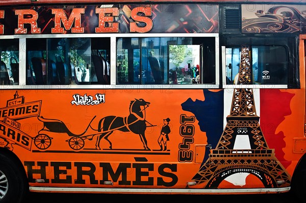Matatu, public transport, deco, hermes, paris, france, french culture, nairobi, kenya