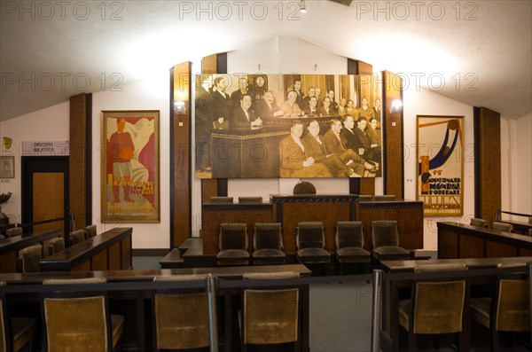Montevideo, Uruguay, enero 02, 2024: Soccer museum, located inside the Centenario Stadium, South