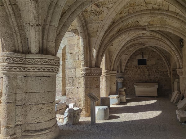 Archaeological Museum, former hospital of the Order of St John, 15th century, Old Town, Rhodes