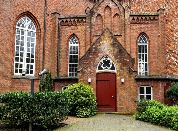 Protestant Reformed St George's Church in the small town of Weener, district of Leer, Rheiderland,