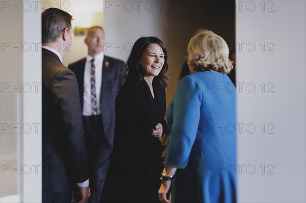 (L-R) Annalena Baerbock (Alliance 90/The Greens), Federal Foreign Minister, and Judith Collins,