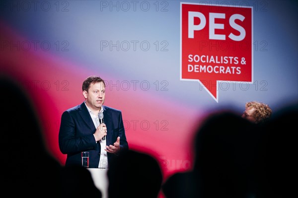 Lars Klingbeil, party chairman of the SPD, recorded at the Social Democratic Congress of the SPD