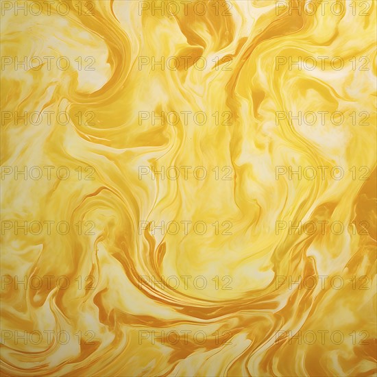 Marble textured yellow chalkboard as illustration background, AI generated